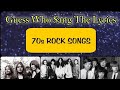 70s ROCK SONGS LYRICS QUIZ | Who Sang The Rock Songs | Guess the 70s Rock Band | Rock Music Trivia