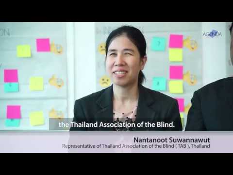 Image of the video: AGENDA Interview with Thai Disability Rights Advocates