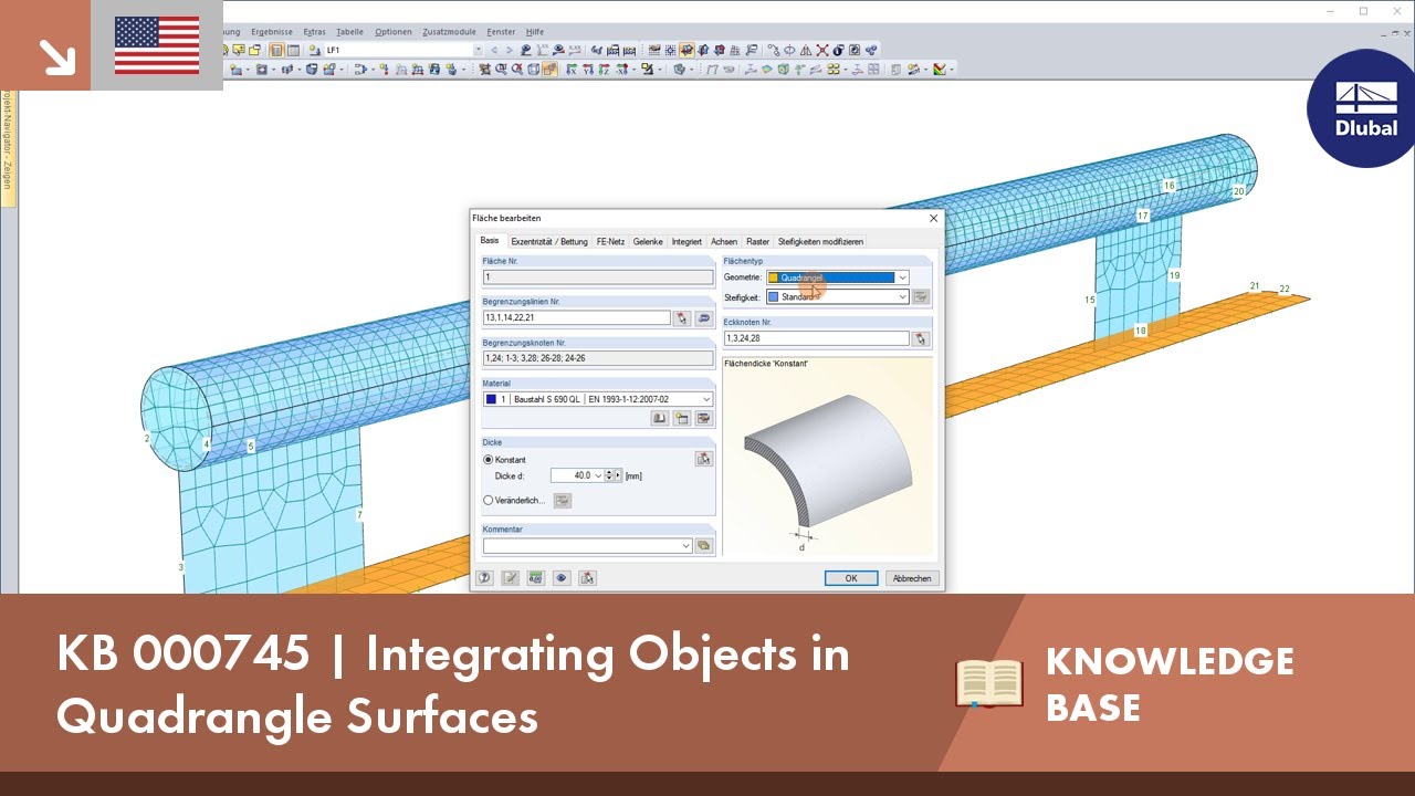 KB 000745 | Integrating Objects in Quadrangle Surfaces