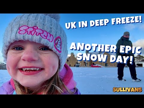** The UK DEEP FREEZE Continues 🥶 ** | (Family of 14) Another Epic Snow Day in Scotland!