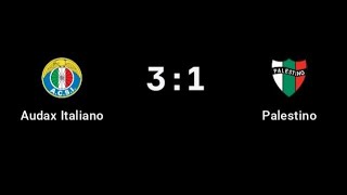 AUDAX ITALIANO 3-1 PALESTINO
