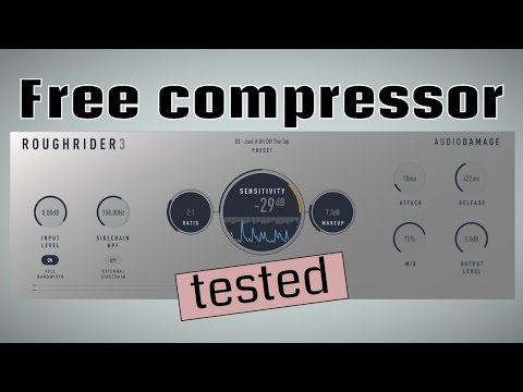 Audiodamage Roughrider 3 FREE compressor