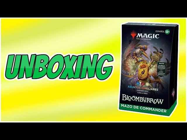 Vídeo relacionado con Mazo de Commander de Bloomburrow, de Magic: The Gathering - Asuntos Familiares (Version Anglaise)