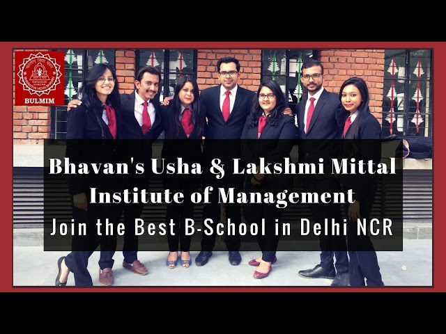 Bharatiya Vidya Bhavan's Usha & Lakshmi Mittal Institute of Management видео №1