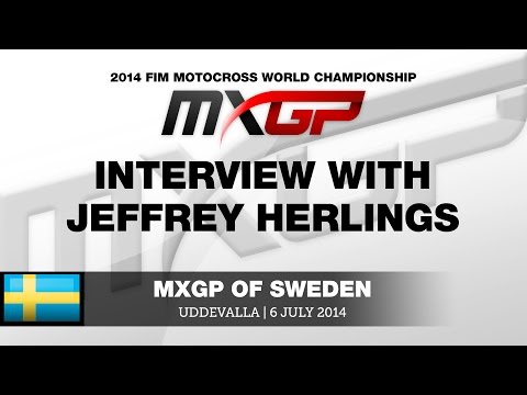 MXGP of Sweden 2014 Interview with Jeffrey Herlings - Motocross