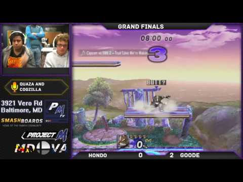 Project M @ Xanadu 11/28/16 Grand Finals - Hondo (Fox) vs Goode (Zelda)