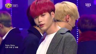 VARSITY (바시티) - '지금 나올래? (Can You Come Out Now)' at SBS Inkigayo 20171008