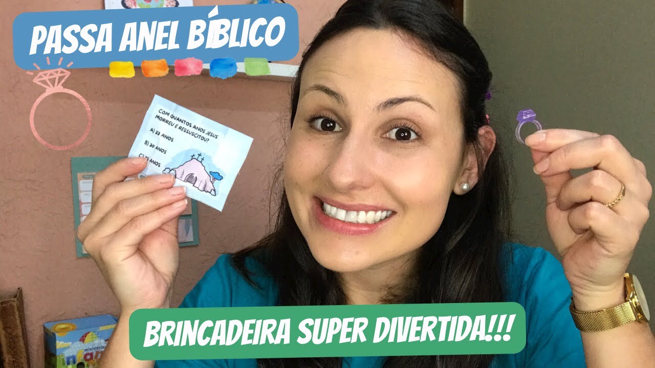 Passa anel Bíblico 💍 | Brincadeira super divertida para Ministério Infantil!!!