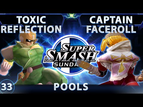 SSS 33 Captain Faceroll (Sheik) Vs. Toxic Reflection (Falcon) SSBM - Pools - Smash Melee