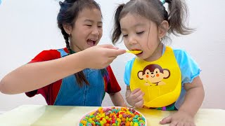 Jannie wants to be a good sister for Maddie