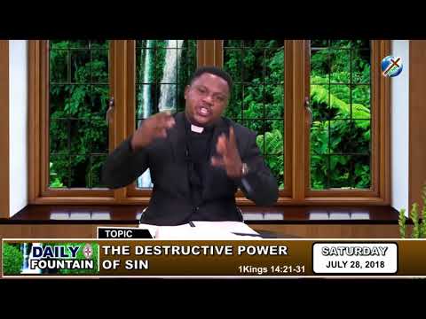 DAILY FOUNTAIN OF JULY 28, 2018 - REV'D CANON GREEN EMMANUEL