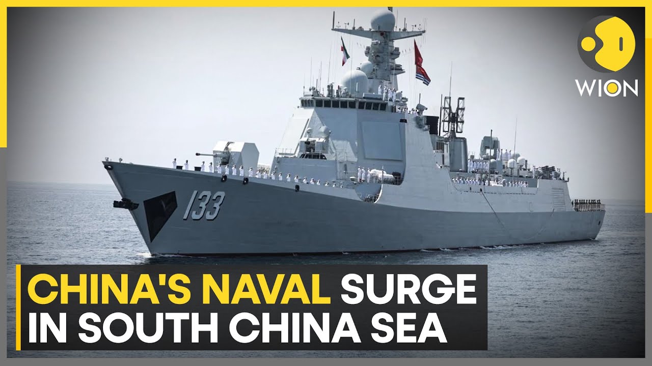 South China Sea: Over 100 Chinese Navy Vessels Spotted in Major Show of Force | WION