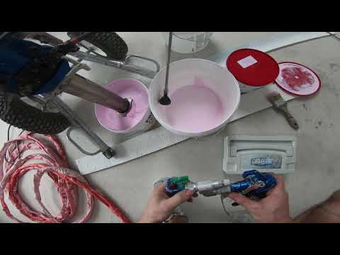 Graco Mark VII and green nozzles. How does it go...