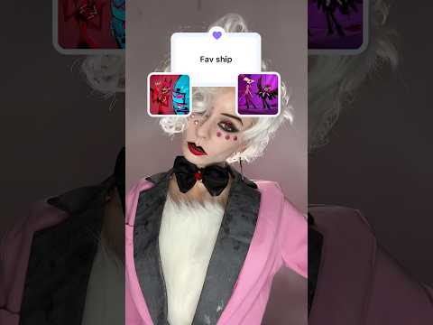 Very much in character but #huskerdust is my favourite ‘canon’ ship 😅 #hazbinhotel #angeldust #husk