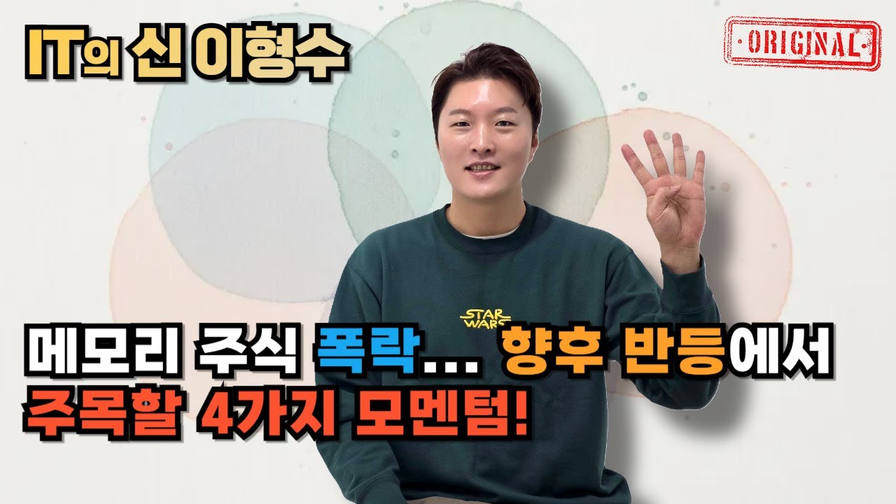 메모리 주식 폭락… 향후 반등에서 주목할 4가지 모멘텀!