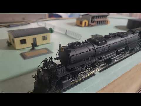 The BIG BOY 4-8-8-4 out for a radius test run.