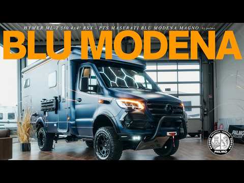 Tailor made! HYMER ML-T 580 4x4² RSX - PTS Maserati Blu Modena Magno