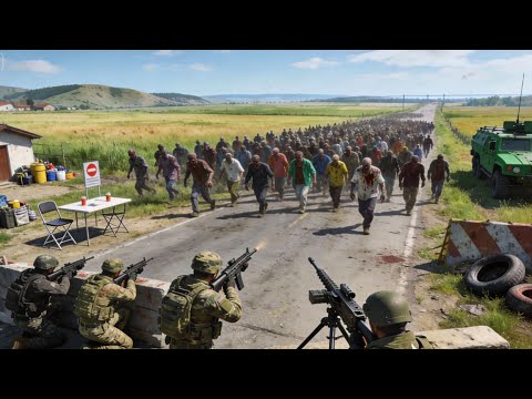 Strategic Supply Convoy! 10 Marines vs. One Million Demon-Infected - ArmA 3 zombies