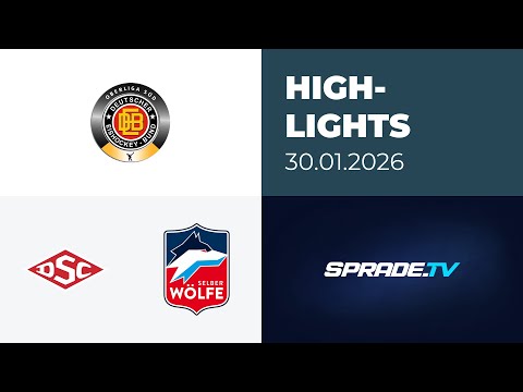 30.01.2026 - Highlights - Deggendorfer SC vs. Selber Wölfe