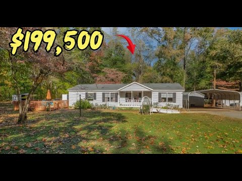 $199K North Carolina Country Home on 1.7 Acres — You Won’t Believe the Value