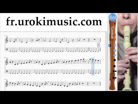Cours de Flute à bec (G.) Calvin Harris ft. Rihanna - This Is What You Came For Tuto Partitions