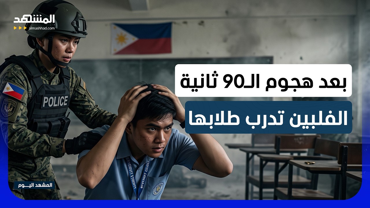 90 ثانية هزت الفلبين.. أوسع حملة لتدريب الطلاب على النجاة من الهجمات المسلحة - ?