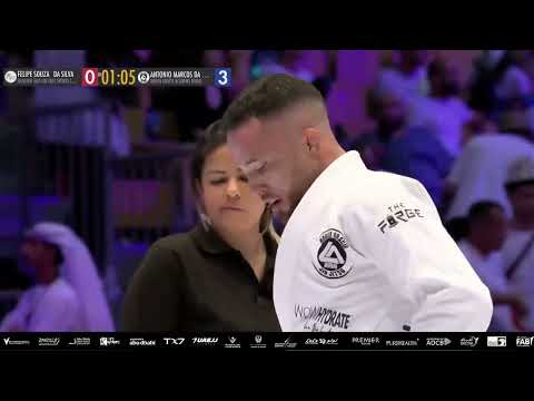 FELIPE SOUZA SILVA vs ANTONIO MARCOS SANTANA  -  ABU DHABI GRAND SLAM   MASTERS