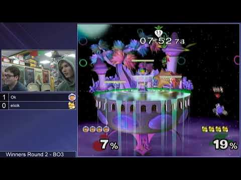 GSS 113 SSBM - Ok (Ice Climbers) vs. elicik (Fox) - Melee WR2