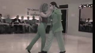 Video thumbnail for Argentine Tango show-off dancing by Professionals Miriam Larici and Hugo Patyn
