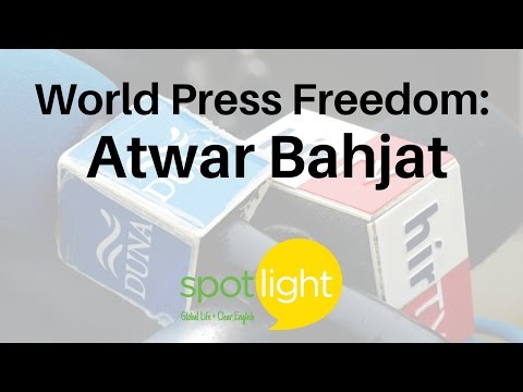 World Press Freedom: Atwar Bahjat | practice English with Spotlight