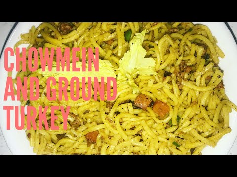 Chowmein with Ground Turkey