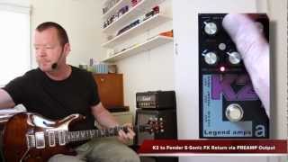 Video thumbnail for AMT Electronics : K2 Preamp and Effects Pedal by Brett Kingman