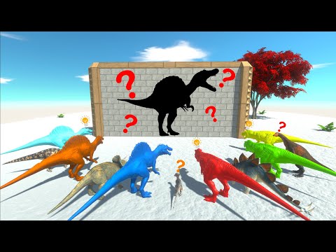 COLOR DINOSAUR QUIZ BATTLE FUNNY - Animal Revolt Battle Simulator
