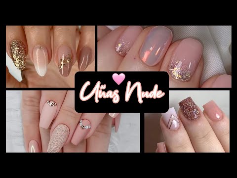 DISEÑOS DE UÑAS NUDE 2023 #nails #artnails #desingnails #acrylicnails #acrylicpainting #uñasnude