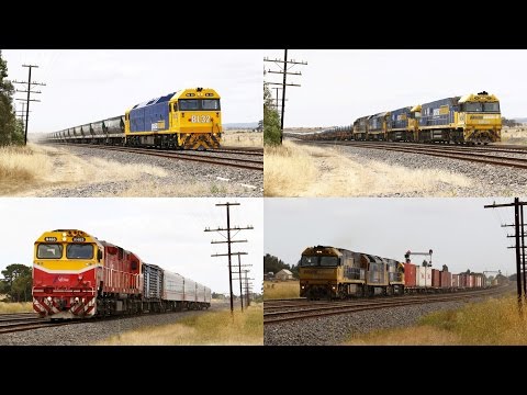 Trackside: Steel, Intermodal, Aggregates and Passes at Donnybrook- 21/12/15