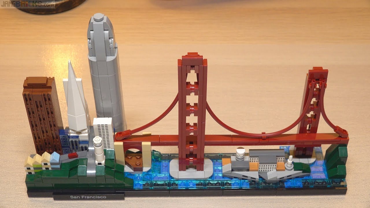 Build ⏩ LEGO Architecture San Francisco skyline 21043