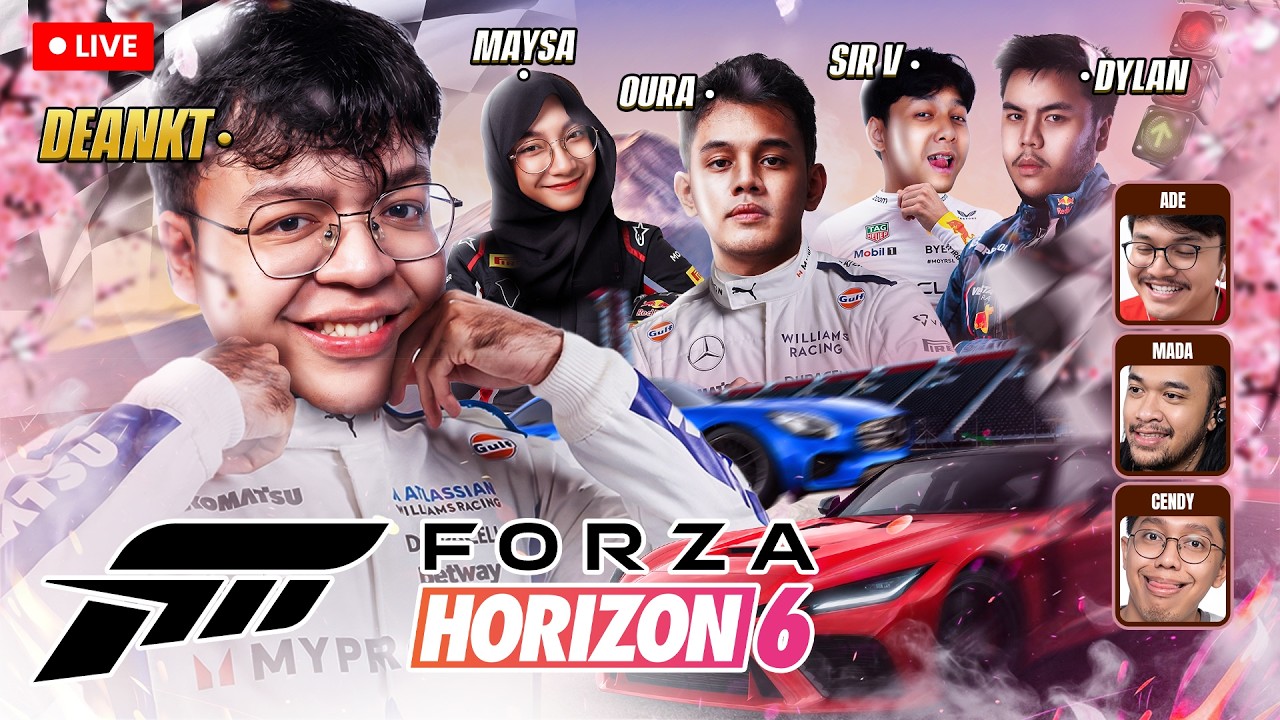 P BALAP DOMINIC D IS BACK WITH TEMAN2 STREAMERS - FORZA 6