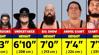 100 Tallest WWE Wrestlers in History – Shocking Heights Revealed!