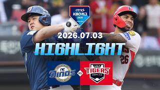 7월3일 NC vs 기아 하이라이트