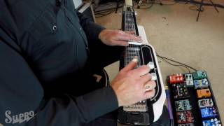 Video thumbnail for Supro Jet Airliner Lap Steel Demo #3 "Psychedelic Pink Floyd Sounds" by Gary Morse by SuproUSA