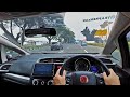 Driving POV HONDA JAZZ RS 2017 CVT Jakarta HIGHWAY Test Drive Pluit To Soekarno Hatta Airport ASMR