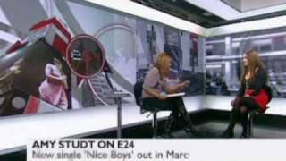 Amy Studt interview on E24
