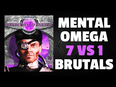 Mental Omega | 7 vs 1 Gameplay With The Soviets