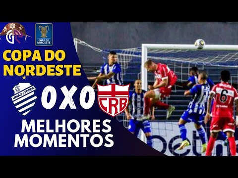 Gols e lances de CSA x CRB