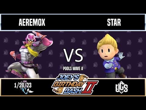 Joey's Birthday Bash 2 - Pools Wave A - Aeremox(Captain Falcon) Vs. Star(Lucas)
