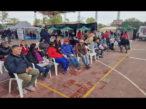 El ministro Esteban supervisó la asistencia a los adultos mayores en Pichanal