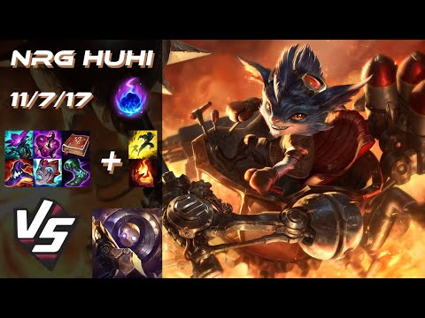 NRG Huhi SUPPORT Rumble vs Blitzcrank - NA Grandmaster Patch 14.12