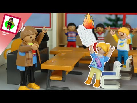 Playmobil Film "Hurra Hurra, das Zeugnis brennt?!" Familie Jansen / Kinderfilm / Kinderserie