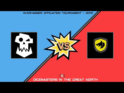 Dice Masters - Warhammer Tourney -  Orks vs Space Wolves - Game 004