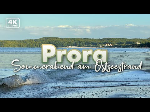 Sommerabend am Strand von Prora - Rügen Urlaub 2023 (4K Walk)